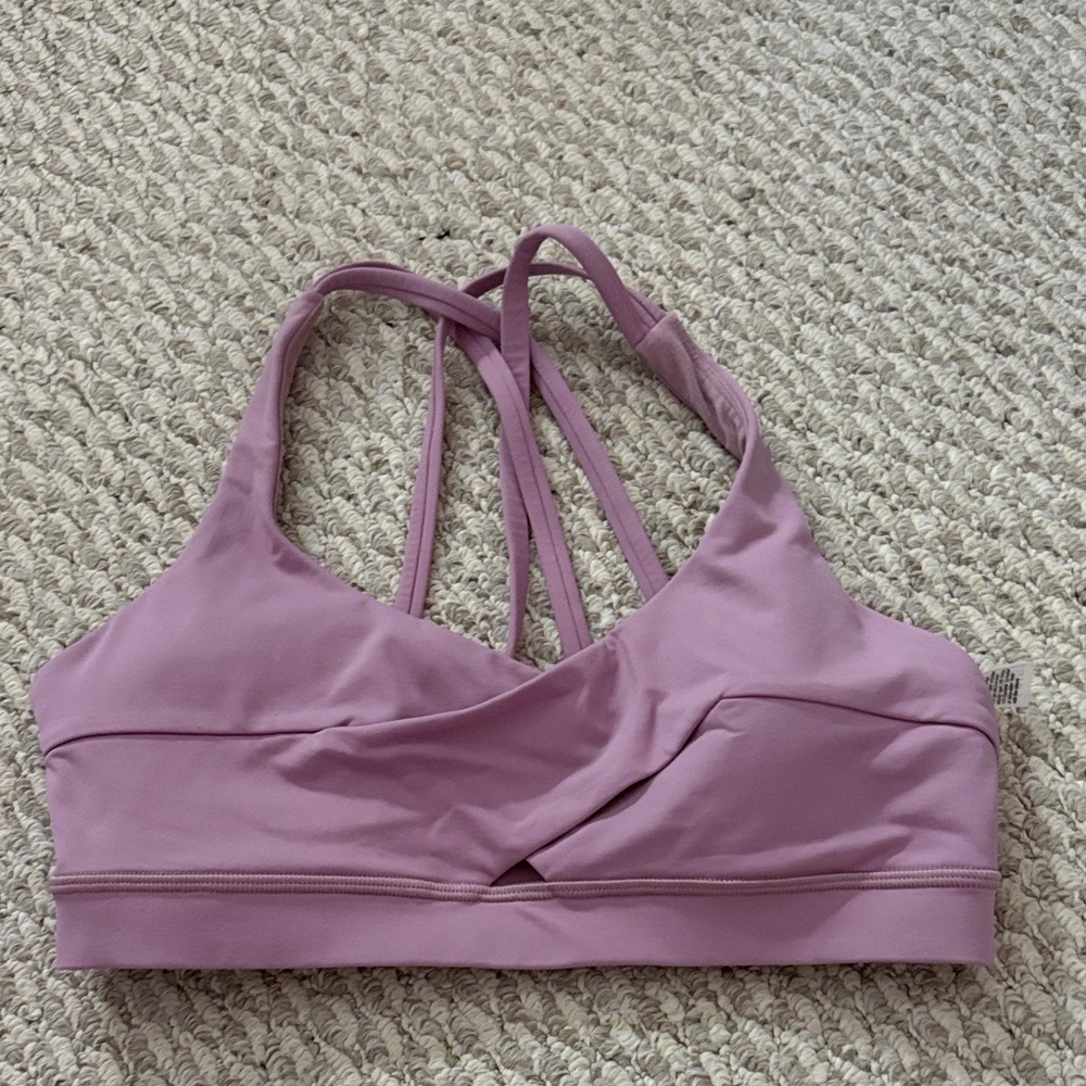 Pink lululemon bra
